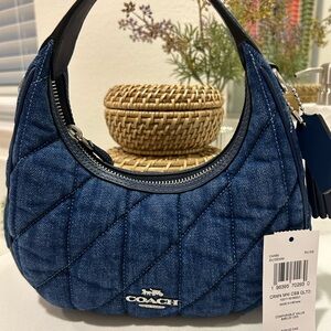 Coach Carmen Crossbody Denim Bag NWT